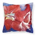 Carolines Treasures RDR2007PW1414 Flower Amaryllis Decorative Canvas Fabric Pillow, Large, Multicolor