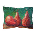 Carolines Treasures RDR2008PW1216 Pears Canvas Fabric Decorative Pillow, Large, Multicolor