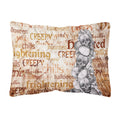 Carolines Treasures Creepy, Haunted & Frightful With Skulls Fabric Decorative Pillow, Large, Multicolor