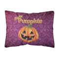 Carolines Treasures SB3017PW1216 Hello Pumpkin Halloween Canvas Fabric Decorative Pillow, Large, Multicolor