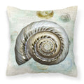 Carolines Treasures SB3033PW1414 Shells Canvas Fabric Decorative Pillow, Large, Multicolor