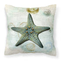 Carolines Treasures SB3034PW1414 Starfish Canvas Fabric Decorative Pillow, Large, Multicolor
