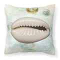 Carolines Treasures SB3038PW1414 Shells Canvas Fabric Decorative Pillow, Large, Multicolor