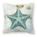 Carolines Treasures SB3043PW1414 Starfish Canvas Fabric Decorative Pillow, Large, Multicolor