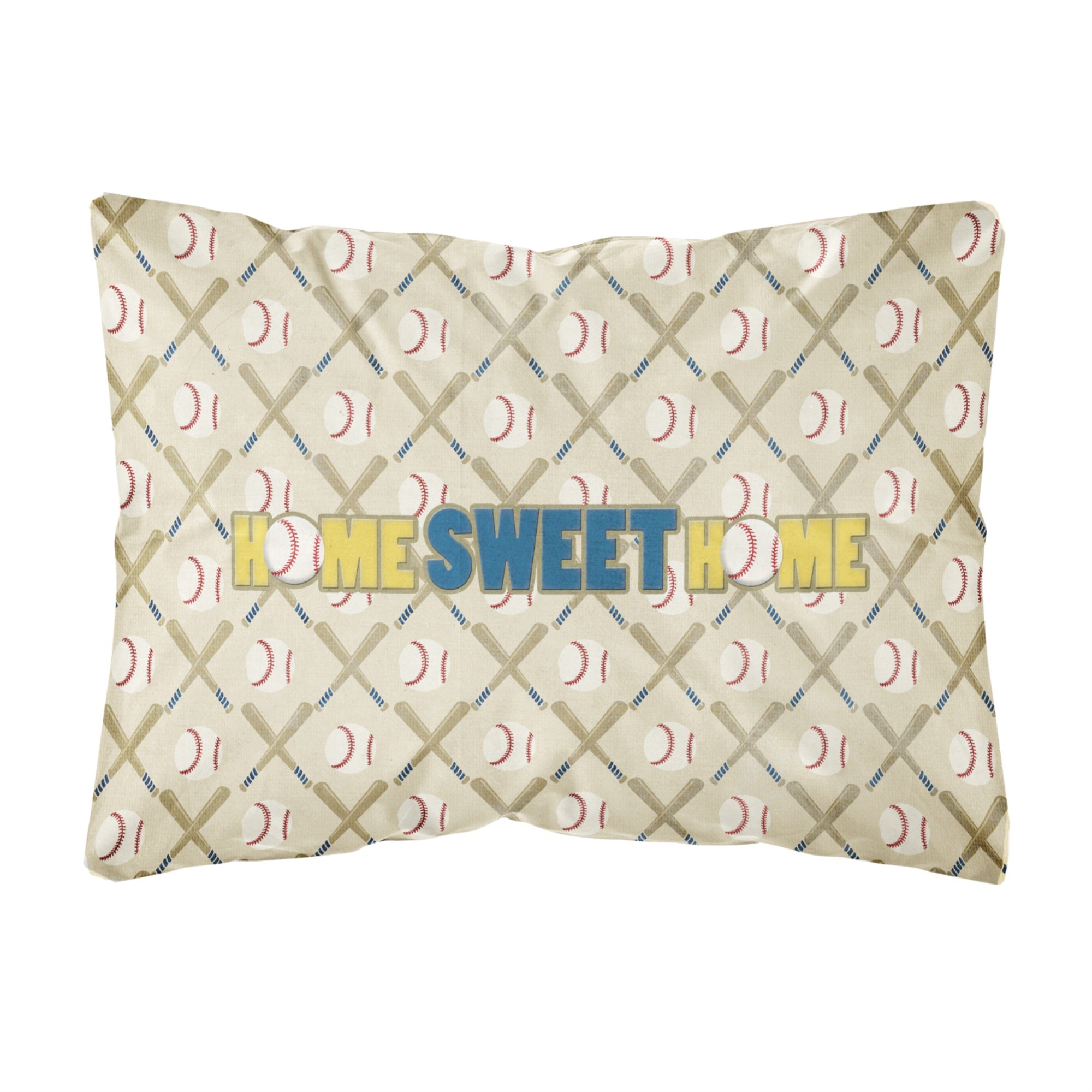 Carolines Treasures SB3076PW1216 Home Sweet Home Canvas Fabric Decorative Pillow, Large, Multicolor