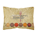 Carolines Treasures SB3089PW1216 Bon Appetite & Spices Canvas Fabric Decorative Pillow, Large, Multicolor