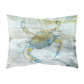 Carolines Treasures Blue Crab #2 Watercolor Fabric Standard pillowcases, Multicolor