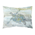 Carolines Treasures Sea Turtle Watercolor Fabric Standard pillowcases, Multicolor
