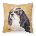 Carolines Treasures SC9120PW1414 Cavalier Spaniel Decorative Canvas Fabric Pillow, Large, Multicolor