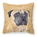 Carolines Treasures SC9125PW1414 Mastiff Decorative Canvas Fabric Pillow, Large, Multicolor
