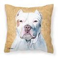 Carolines Treasures SC9130PW1414 Pit Bull Decorative Canvas Fabric Pillow, Large, Multicolor