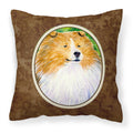 Carolines Treasures SS1003PW1414 Collie Decorative Canvas Fabric Pillow, Large, Multicolor