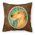 Carolines Treasures SS1004PW1414 Irish Terrier Decorative Canvas Fabric Pillow, Large, Multicolor