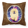 Carolines Treasures SS1005PW1414 Chow Chow Decorative Canvas Fabric Pillow, Large, Multicolor