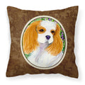 Carolines Treasures SS1006PW1414 Cavalier Spaniel Decorative Canvas Fabric Pillow, Large, Multicolor