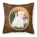 Carolines Treasures SS1013PW1414 Westie Decorative Canvas Fabric Pillow, Large, Multicolor