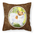 Carolines Treasures SS1029PW1414 Papillon Decorative Canvas Fabric Pillow, Large, Multicolor