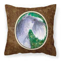 Carolines Treasures SS1052PW1414 Schnauzer Decorative Canvas Fabric Pillow, Large, Multicolor