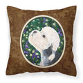 Carolines Treasures SS1055PW1414 Dandie Dinmont Terrier Decorative Canvas Fabric Pillow, Large, Multicolor