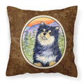 Carolines Treasures SS1057PW1414 Finnish Lapphund Decorative Canvas Fabric Pillow, Large, Multicolor
