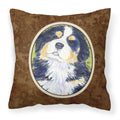 Carolines Treasures SS1059PW1414 Bernese Mountain Dog Decorative Canvas Fabric Pillow, Large, Multicolor