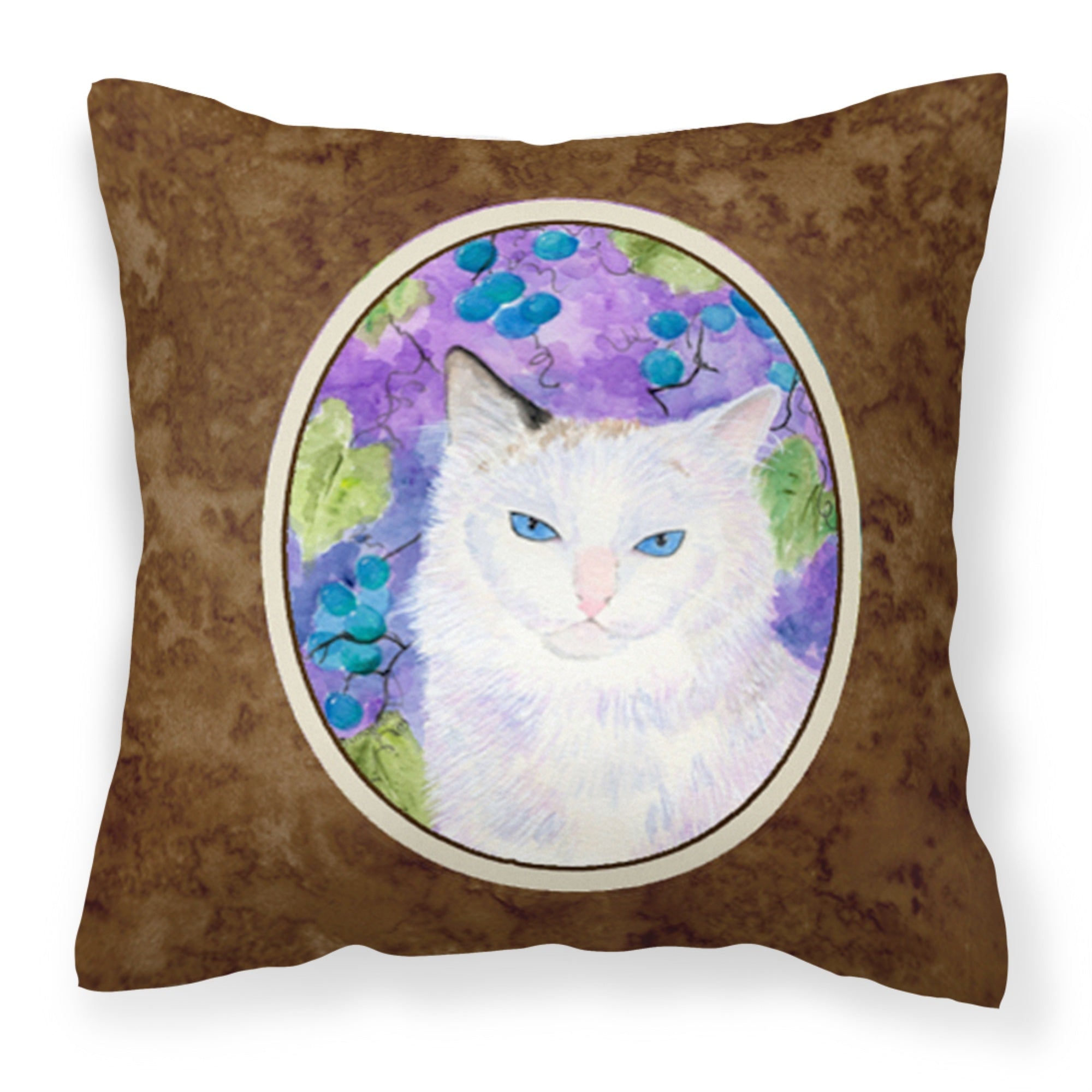 Carolines Treasures SS1065PW1414 Cat Decorative Canvas Fabric Pillow, Large, Multicolor