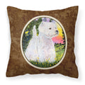 Carolines Treasures SS1067PW1414 Westie Decorative Canvas Fabric Pillow, Large, Multicolor