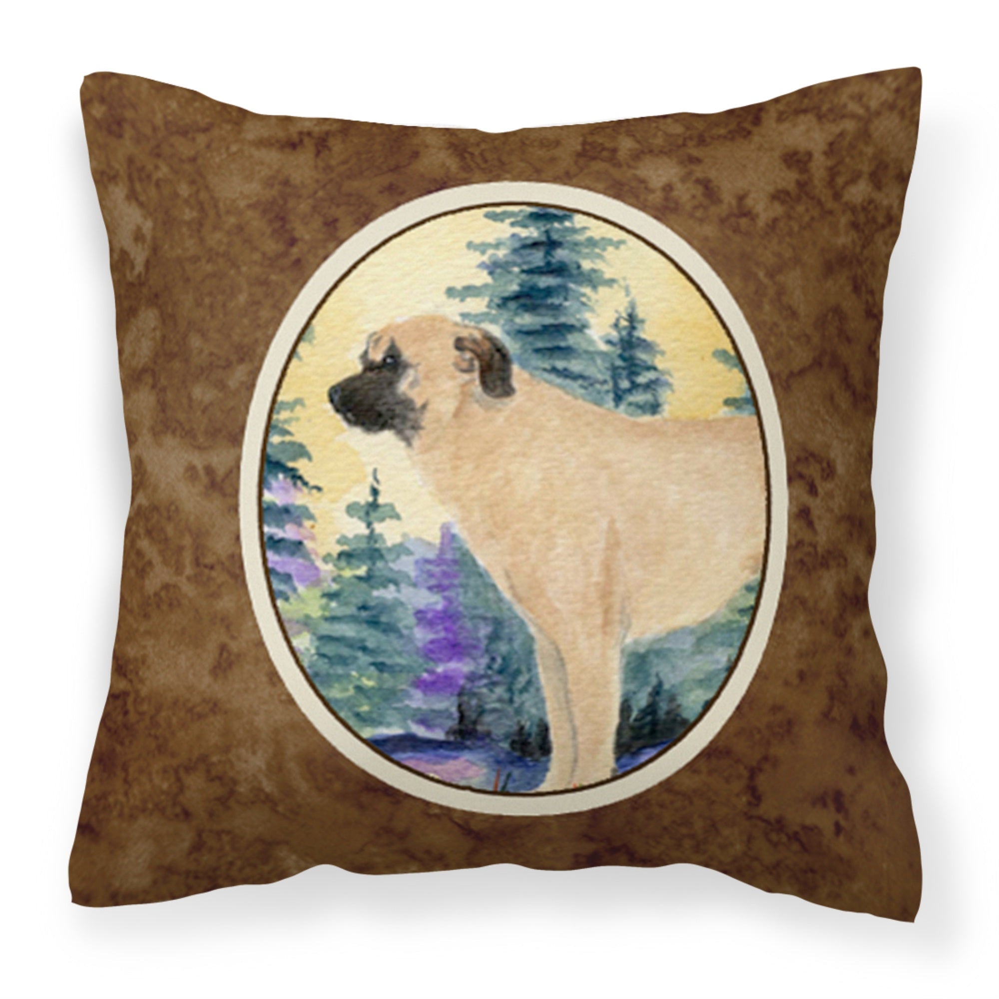 Carolines Treasures SS8012PW1414 Anatolian Shepherd Decorative Canvas Fabric Pillow, Large, Multicolor