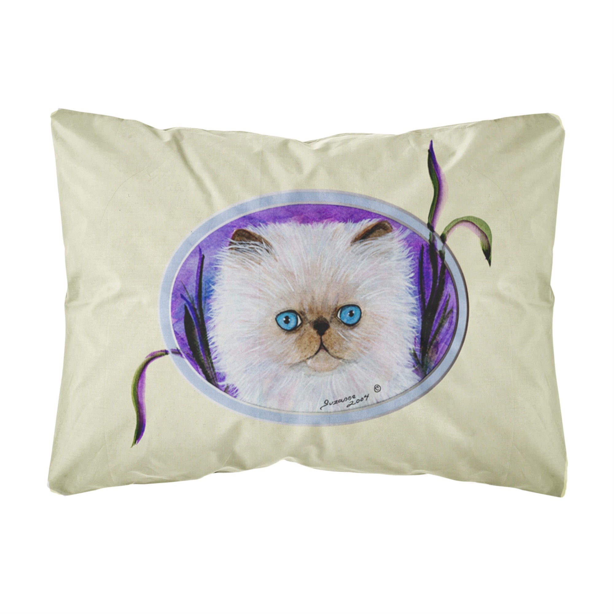Carolines Treasures SS8020PW1216 Cat Decorative Canvas Fabric Pillow, Large, Multicolor