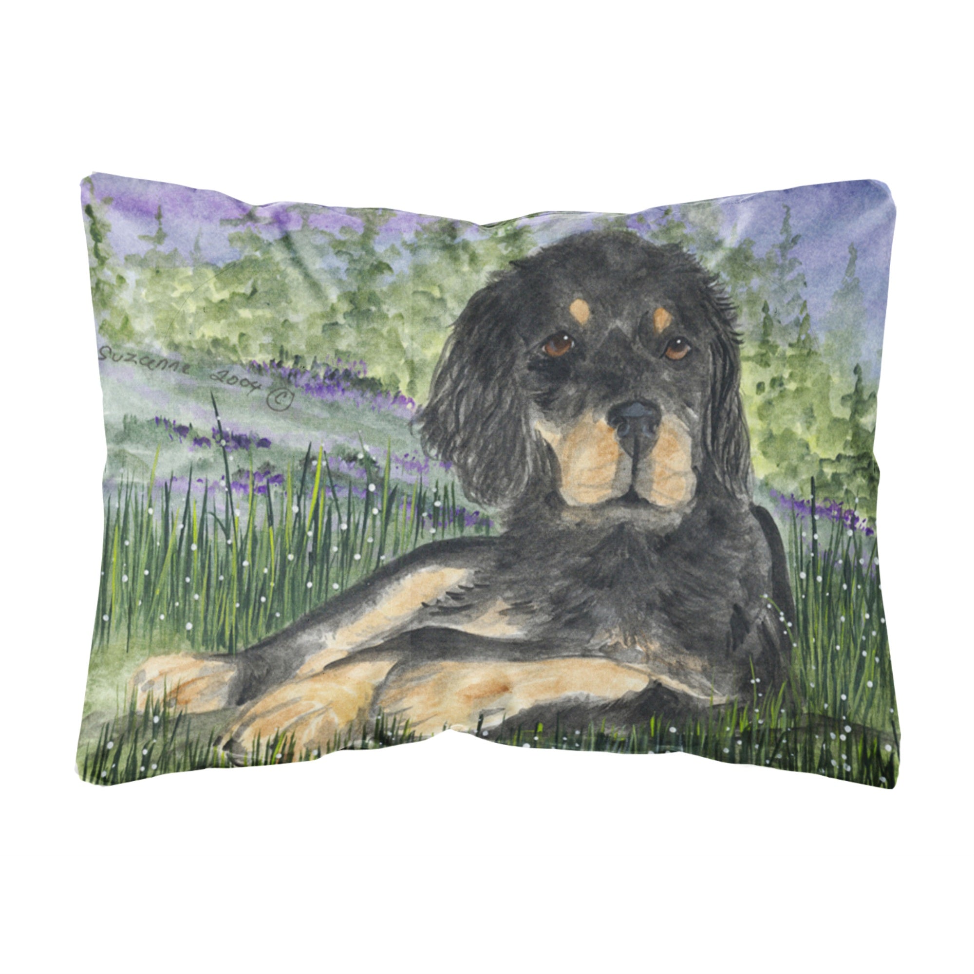 Carolines Treasures SS8026PW1216 Gordon Setter Decorative Canvas Fabric Pillow, Large, Multicolor