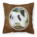 Carolines Treasures SS8028PW1414 Japanese Chin Decorative Canvas Fabric Pillow, Large, Multicolor
