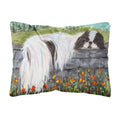 Carolines Treasures SS8030PW1216 Japanese Chin Decorative Canvas Fabric Pillow, Large, Multicolor