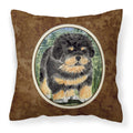 Carolines Treasures SS8031PW1414 Tibetan Mastiff Decorative Canvas Fabric Pillow, Large, Multicolor