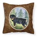 Carolines Treasures SS8057PW1414 Rottweiler Decorative Canvas Fabric Pillow, Large, Multicolor