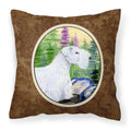 Carolines Treasures SS8104PW1414 Sealyham Terrier Decorative Canvas Fabric Pillow, Large, Multicolor