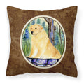 Carolines Treasures SS8111PW1414 Golden Retriever Decorative Canvas Fabric Pillow, Large, Multicolor