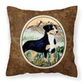 Carolines Treasures SS8119PW1414 Entlebucher Mountain Dog Decorative Canvas Fabric Pillow, Large, Multicolor