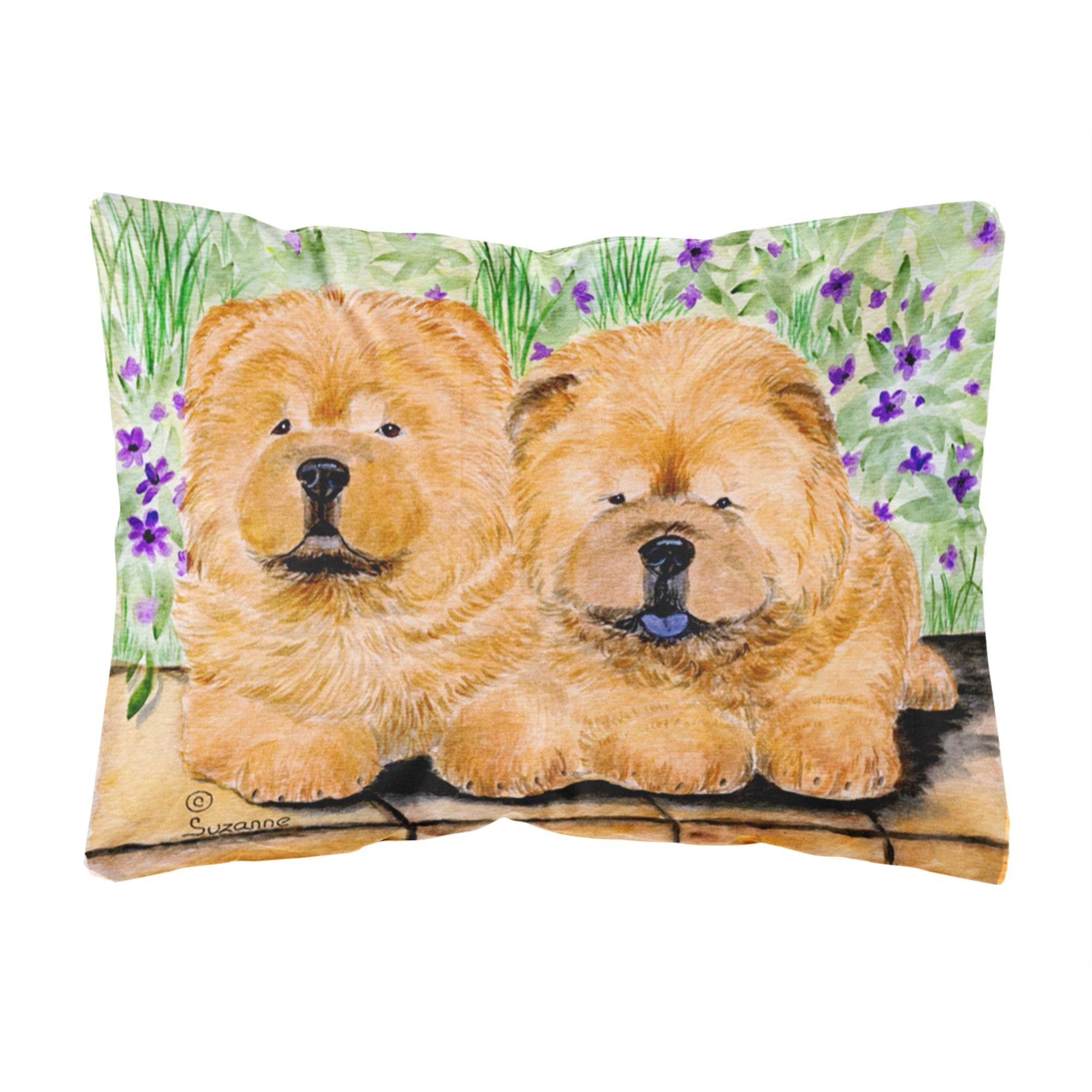 Carolines Treasures SS8123PW1216 Chow Chow Decorative Canvas Fabric Pillow, Large, Multicolor