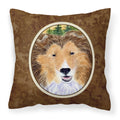 Carolines Treasures SS8141PW1414 Sheltie Decorative Canvas Fabric Pillow, Large, Multicolor