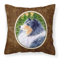 Carolines Treasures SS8142PW1414 Sheltie Decorative Canvas Fabric Pillow, Large, Multicolor