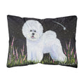 Carolines Treasures SS8143PW1216 Bichon Frise Decorative Canvas Fabric Pillow, Large, Multicolor