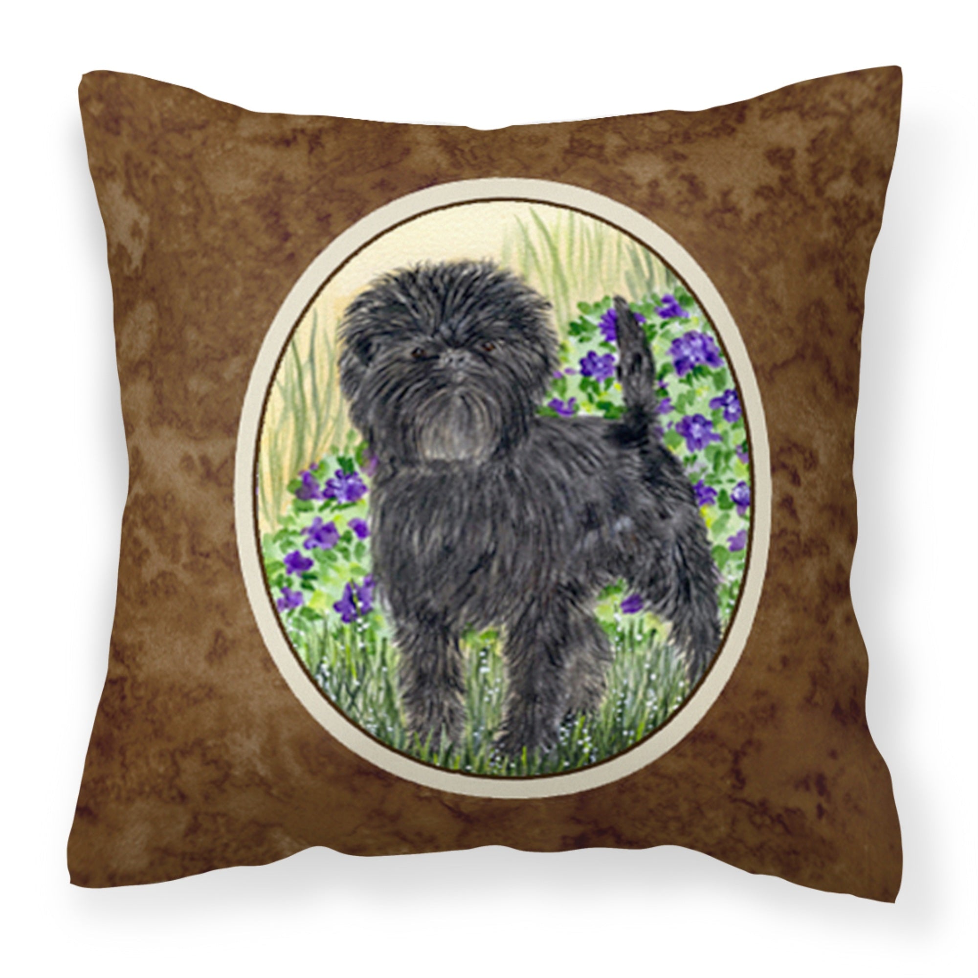 Carolines Treasures SS8151PW1414 Affenpinscher Decorative Canvas Fabric Pillow, Large, Multicolor