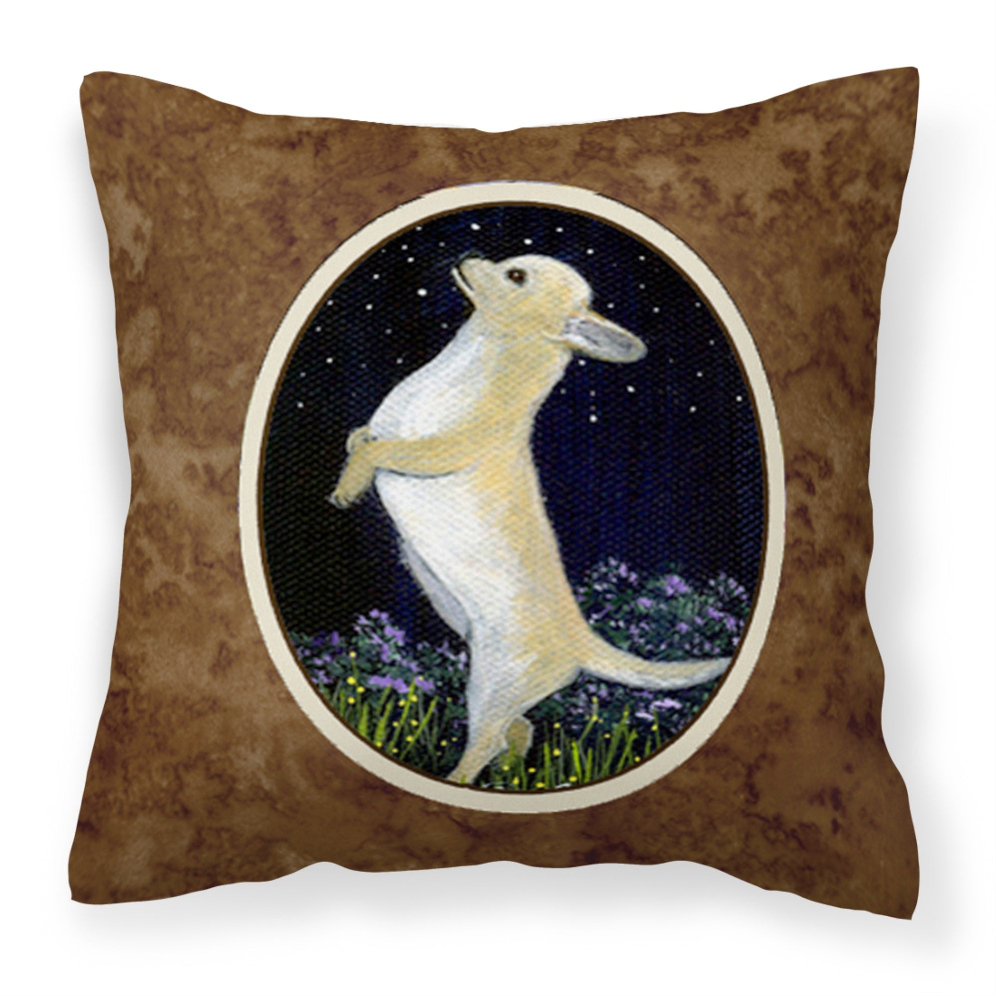 Carolines Treasures SS8152PW1414 Chihuahua Decorative Canvas Fabric Pillow, Large, Multicolor