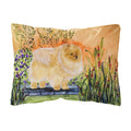 Carolines Treasures SS8161PW1216 Pomeranian Decorative Canvas Fabric Pillow, Large, Multicolor