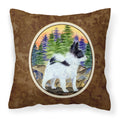 Carolines Treasures SS8194PW1414 Papillon Decorative Canvas Fabric Pillow, Large, Multicolor
