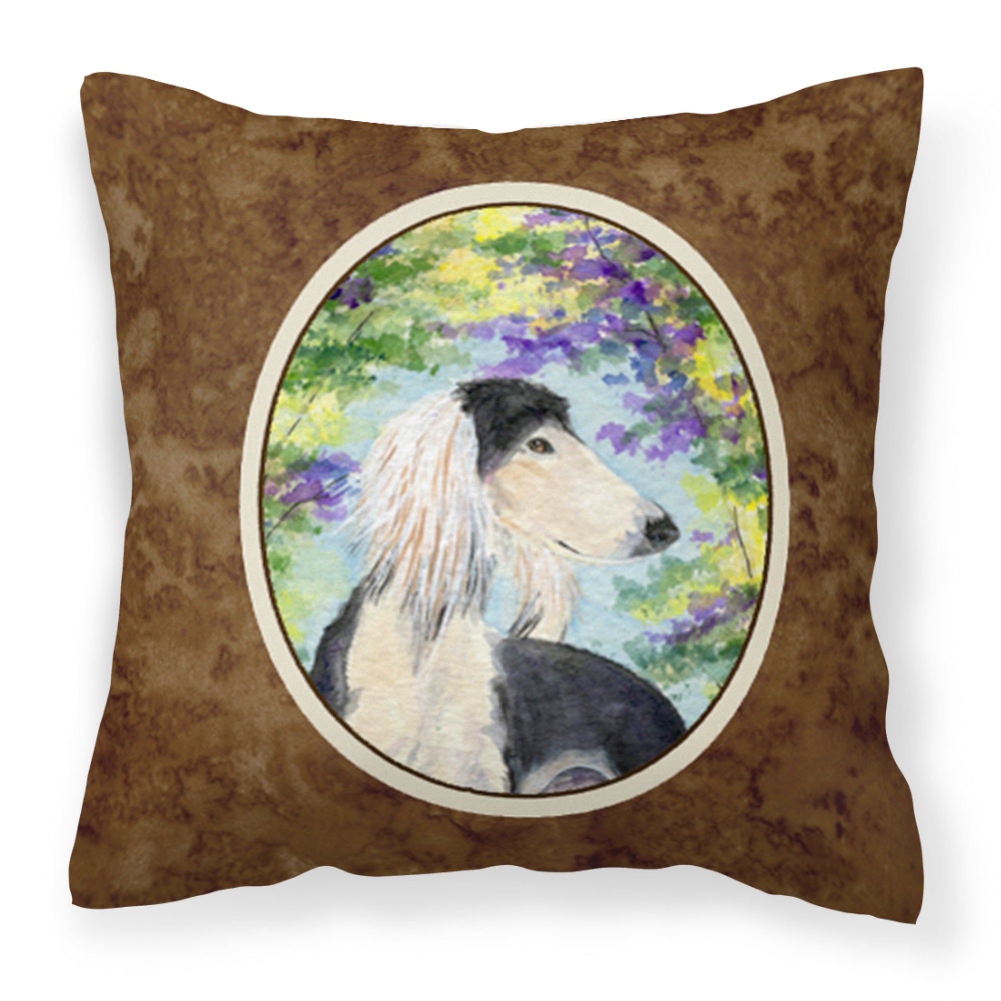 Carolines Treasures SS8200PW1414 Saluki Decorative Canvas Fabric Pillow, Large, Multicolor