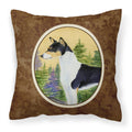 Carolines Treasures SS8201PW1414 Basenji Decorative Canvas Fabric Pillow, Large, Multicolor