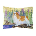 Carolines Treasures SS8204PW1216 English Toy Spaniel Decorative Canvas Fabric Pillow, Large, Multicolor