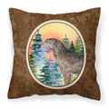 Carolines Treasures SS8205PW1414 Irish Wolfhound Decorative Canvas Fabric Pillow, Large, Multicolor