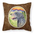 Carolines Treasures SS8209PW1414 Irish Wolfhound Decorative Canvas Fabric Pillow, Large, Multicolor
